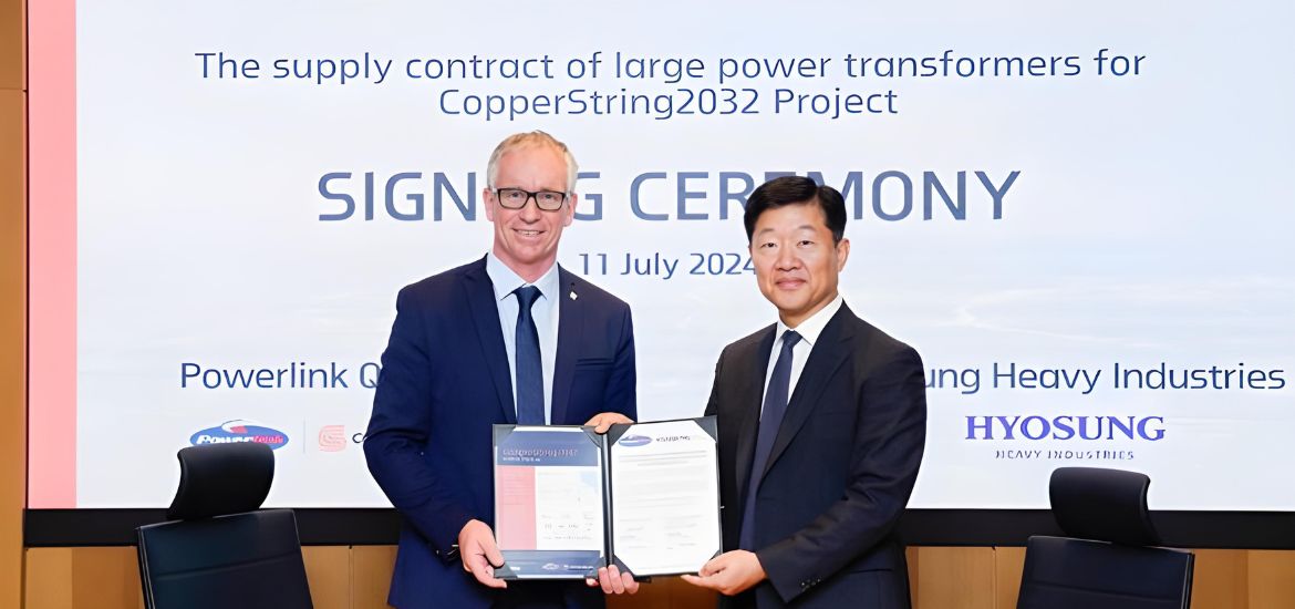 Hyosung Heavy Industries Secures $25.9M Transformer Contract with Australia's Powerlink