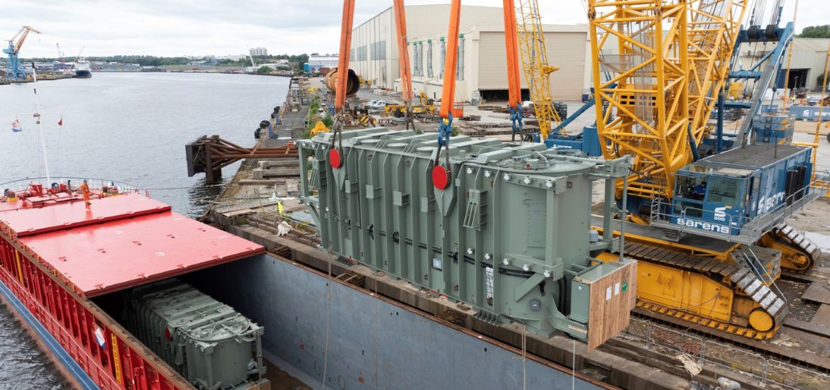 Inch Cape Offshore Limited Receives Largest Offshore AC Transformers for UK Wind Farm