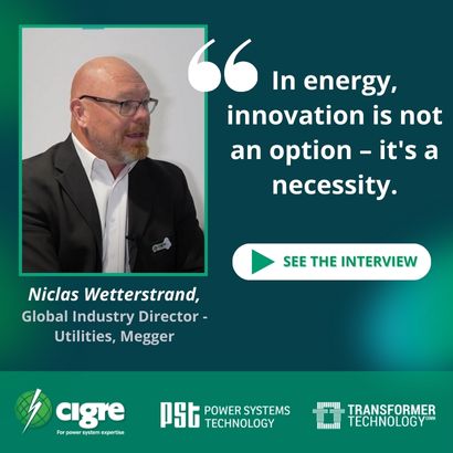 Meet Niclas Wetterstrand, Global Industry Director - Utilities, Megger