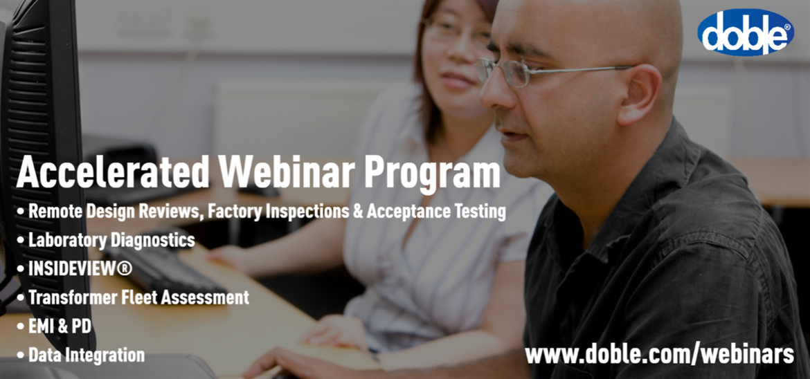 Accelerated Webinar Program – Remote and On-line Diagnostics and Services